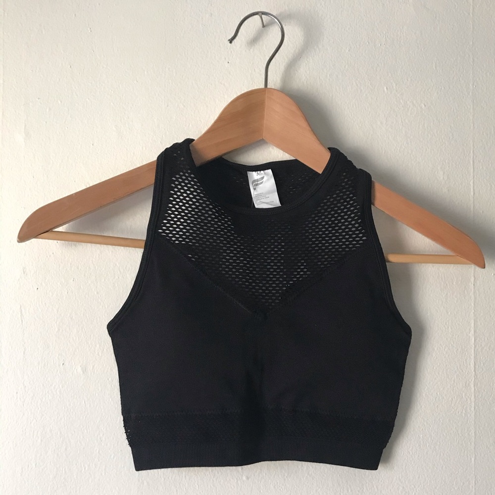 Mesh Detailed Sports Bra
